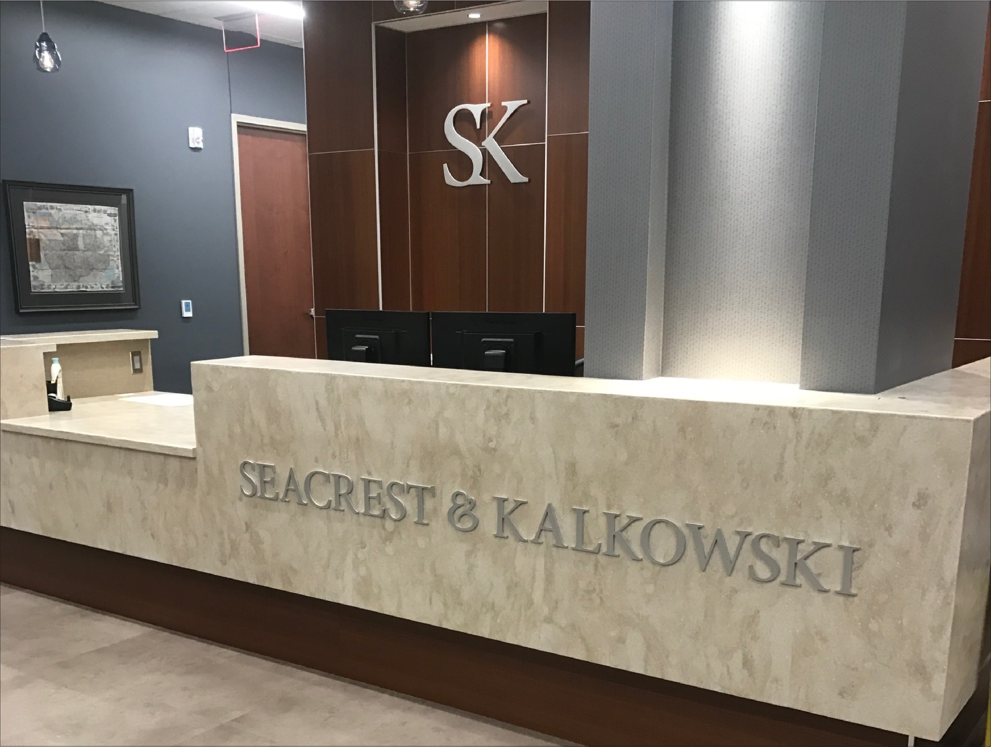 Seacrest & Kalkowski Dimensional Sign
