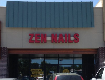 Zen nails Exterior Signs